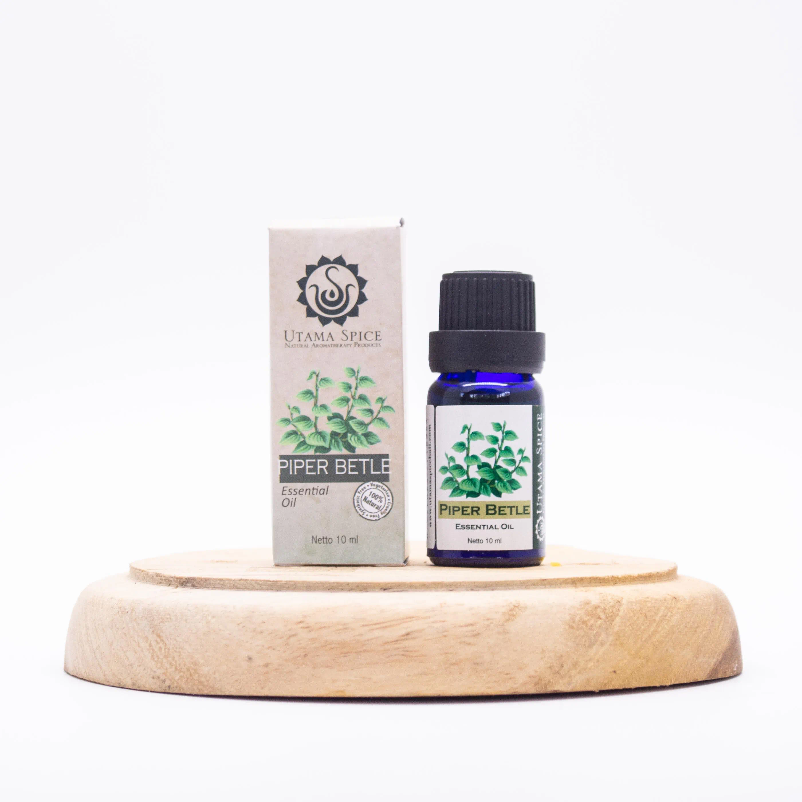 Utama Spice Piper Betle Essential Oil, 10 mL – Aromatherapy Elixir