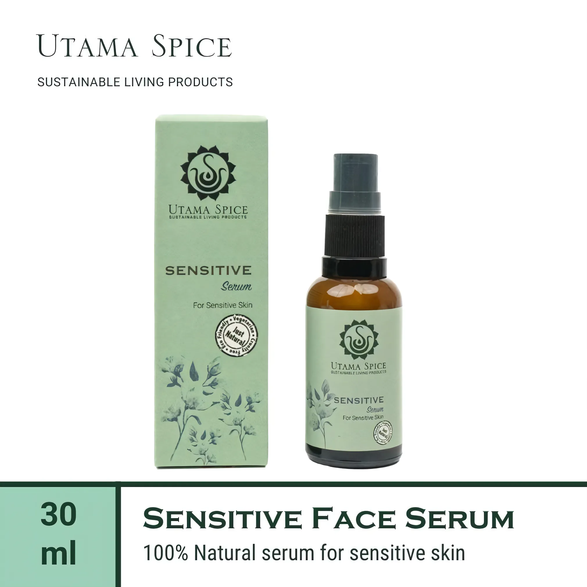 Utama Spice Sensitive Face Serum, 30 mL