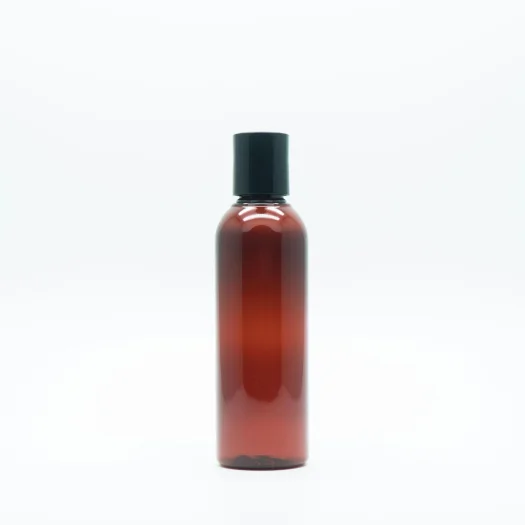 Utama Spice Amber Plastic Flip-Top Bottle, 100 mL