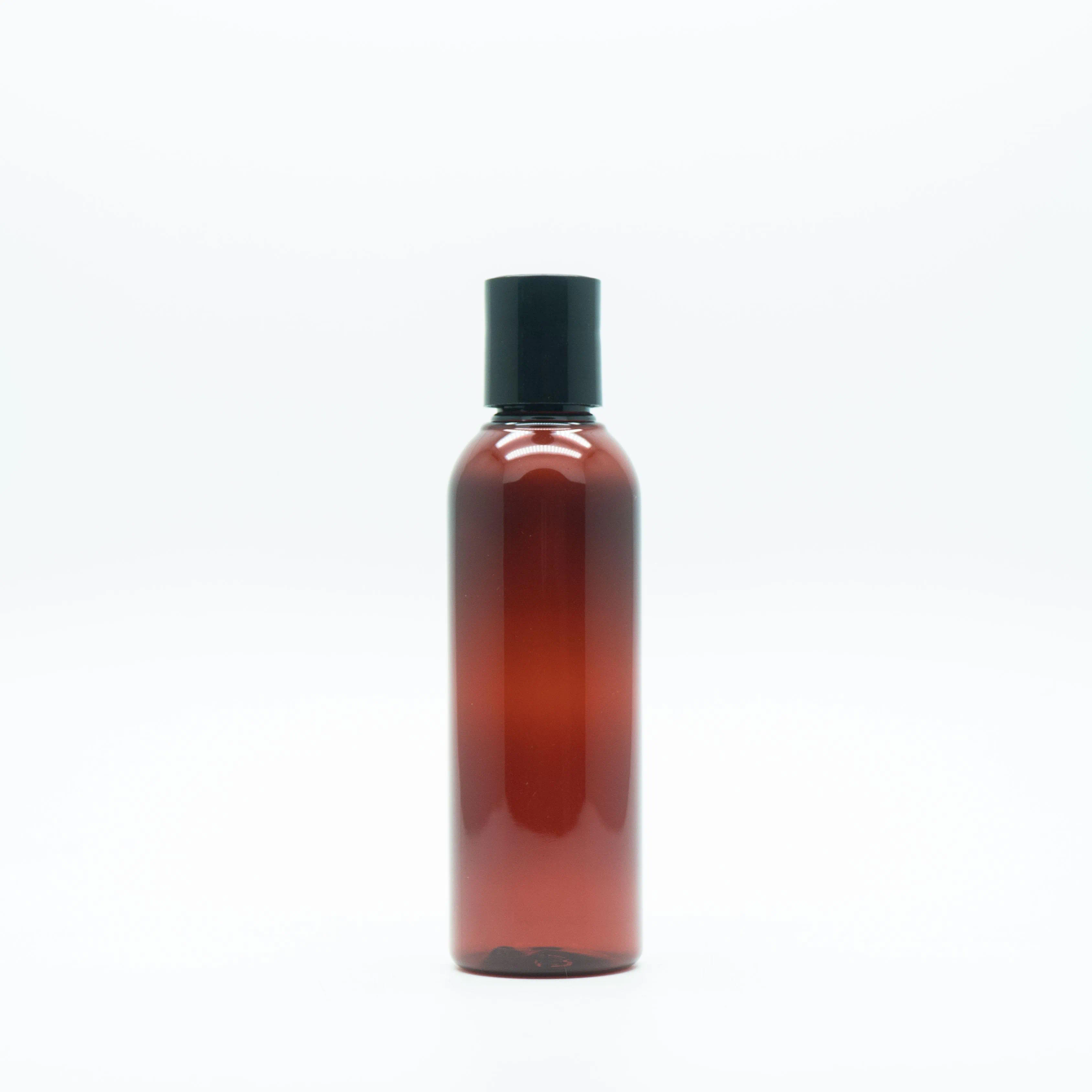 Utama Spice Amber Plastic Flip-Top Bottle, 100 mL
