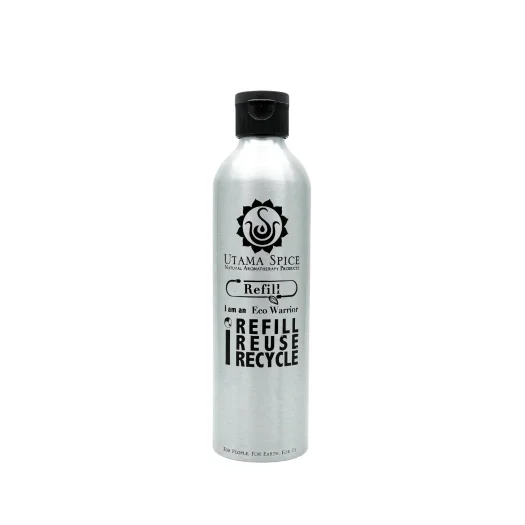 Utama Spice Aluminum Bottle with Cap, 250 mL