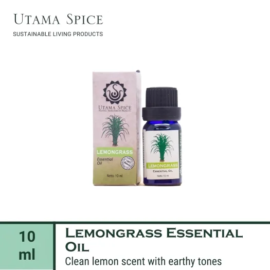 Utama Spice Invigorating Lemongrass Essential Oil, 10 mL