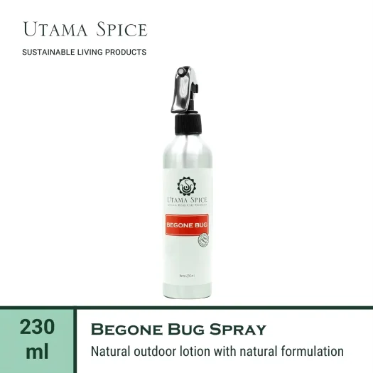 Utama Spice Begone Bug Spray in Aluminum Bottle, 230 mL