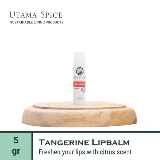 Utama Spice Fresh Tangerine Lip Balm, 5 g