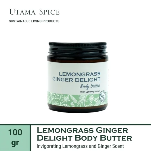 Utama Spice Lemongrass Ginger Delight Body Butter, 100 g
