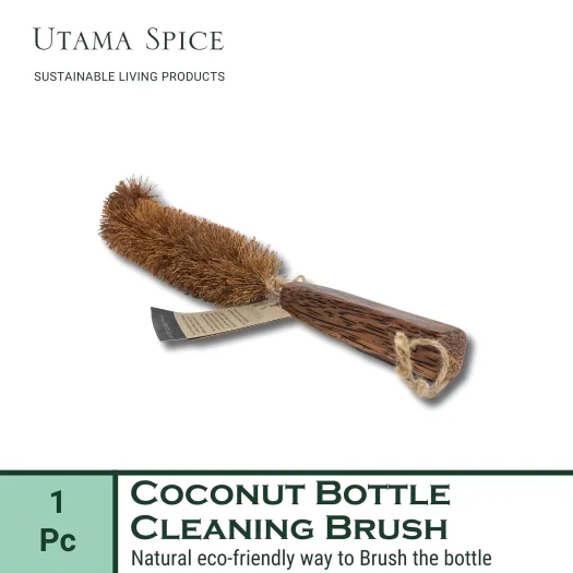 Utama Spice Eco-Friendly Coconut Fiber Bottle Cleaning Brush