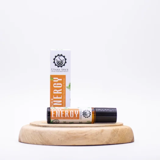 Utama Spice Pure Energy Essential Oil Blend Roller, 10 mL
