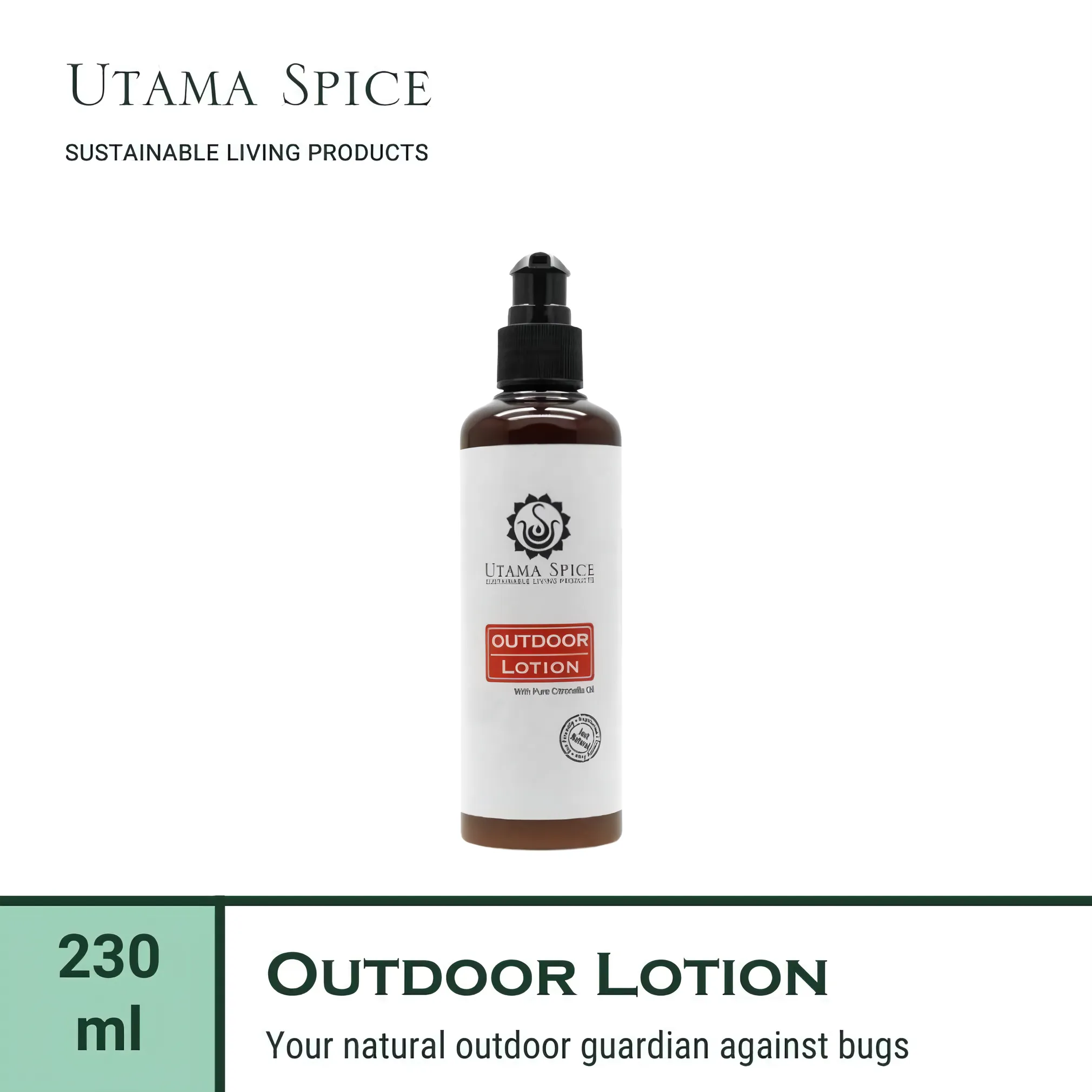 Utama Spice Outdoor Protection Lotion, 230 mL