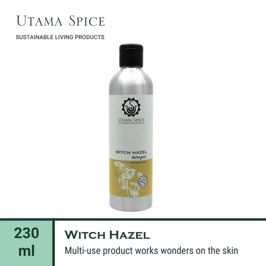 Utama Spice Witch Hazel Toner in Aluminum Bottle, 230 mL