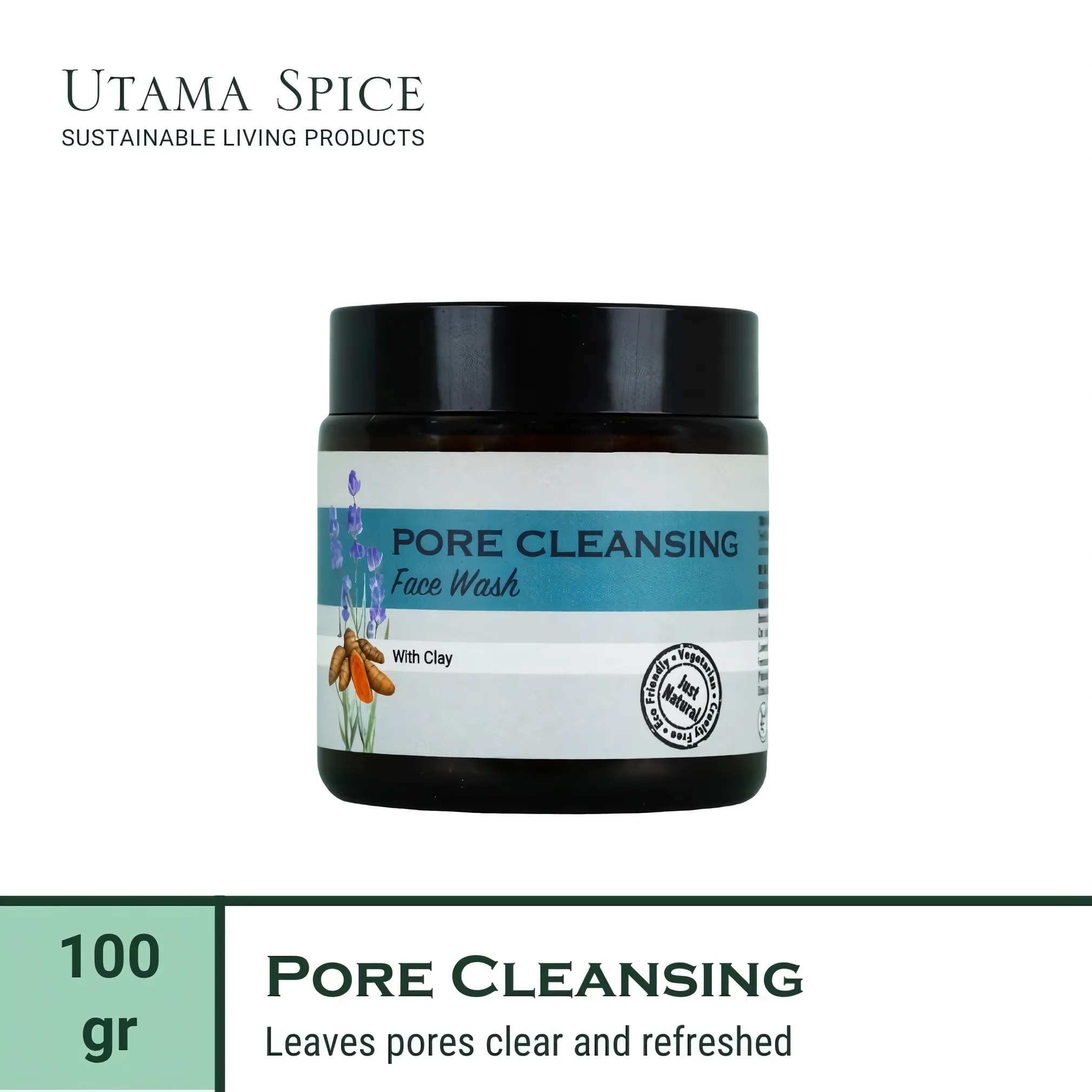 Utama Spice Purifying Pore Cleansing Face Wash, 100 g