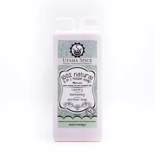 Utama Spice 100% Natural 3-in-1 Household Soap, 1 L