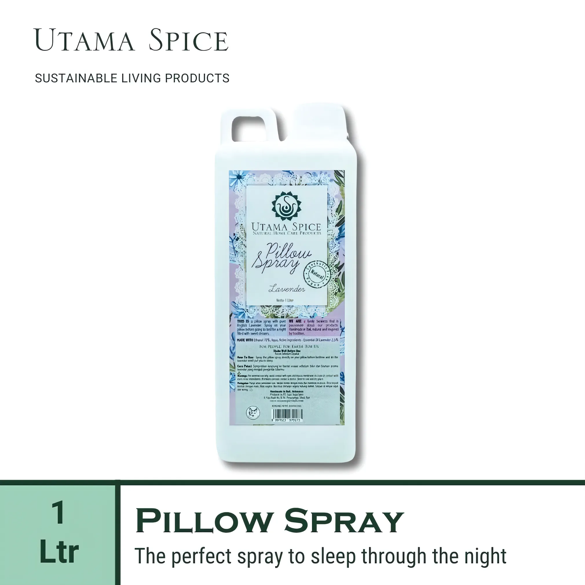 Utama Spice Pillow Spray, 1 L – Ultimate Relaxation