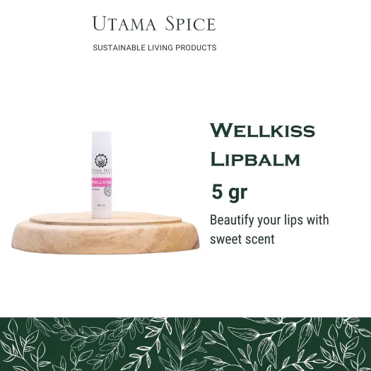 Utama Spice Wellkiss Lip Balm, 5 g – Revitalize Your Smile
