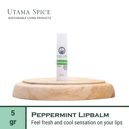 Utama Spice Refreshing Peppermint Lip Balm, 5 g