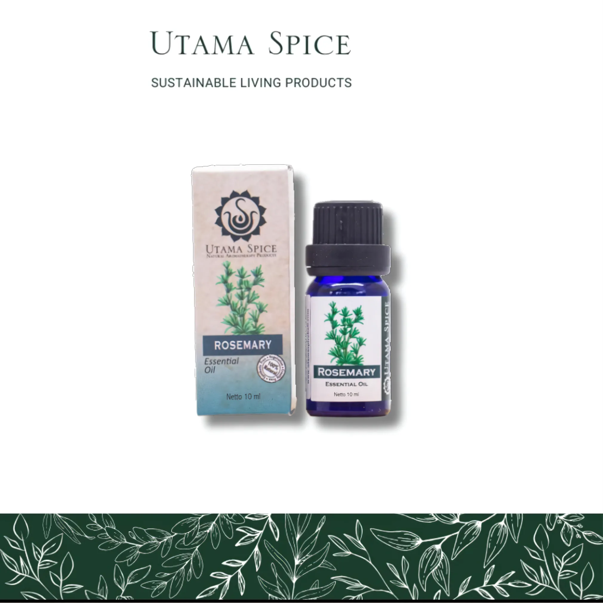 Utama Spice Hair Restoration Bundle: Castor Oil, Pure VCO, Mint Essential Oil, and Rosemary Essential Oil | Nusamade Utama Spice Hair Restoration Bundle: Castor Oil, Pure VCO, Mint Essential Oil, and Rosemary Essential Oil - Image 5