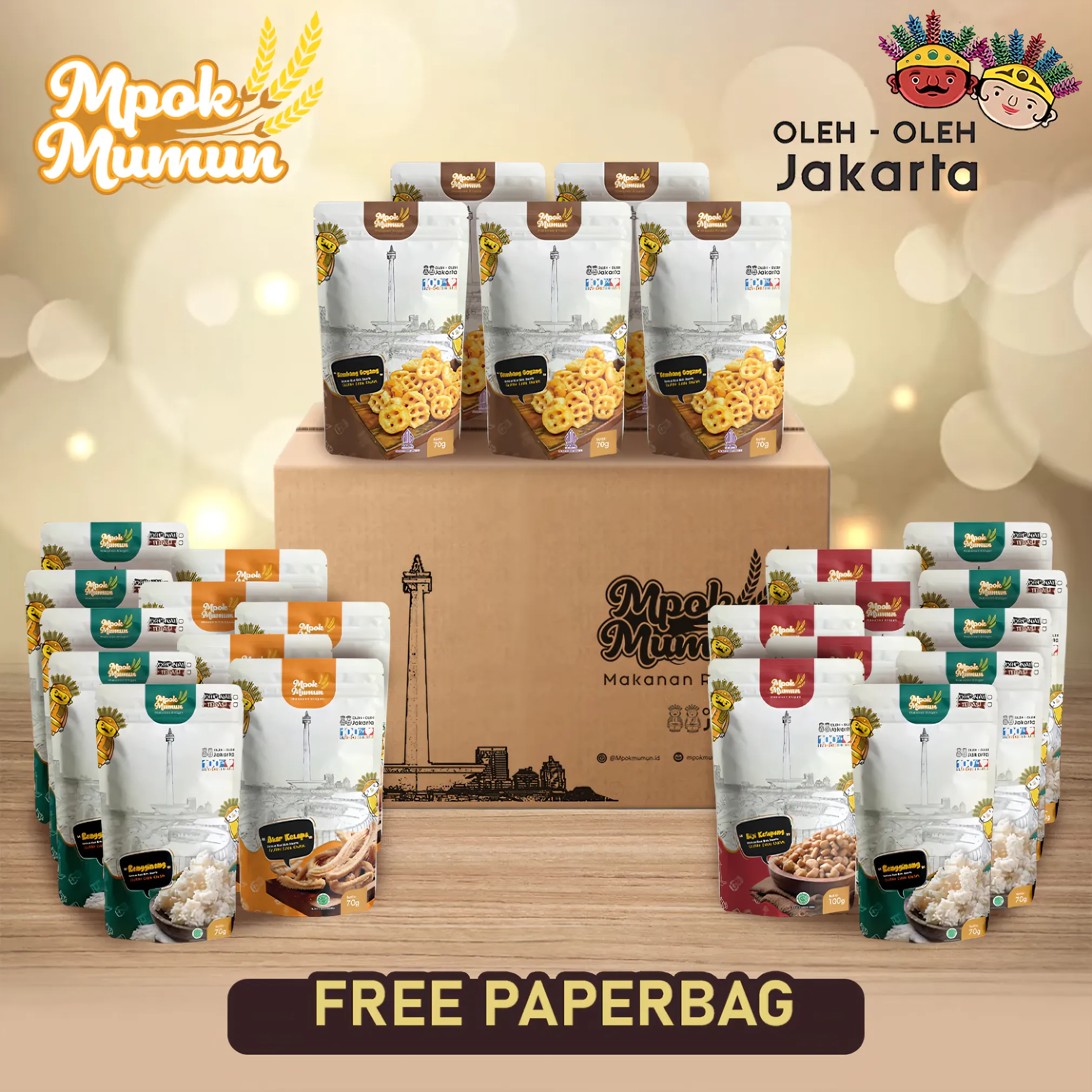 Mpok Mumun Delights Gift Set – 25 Packs of Traditional Snacks