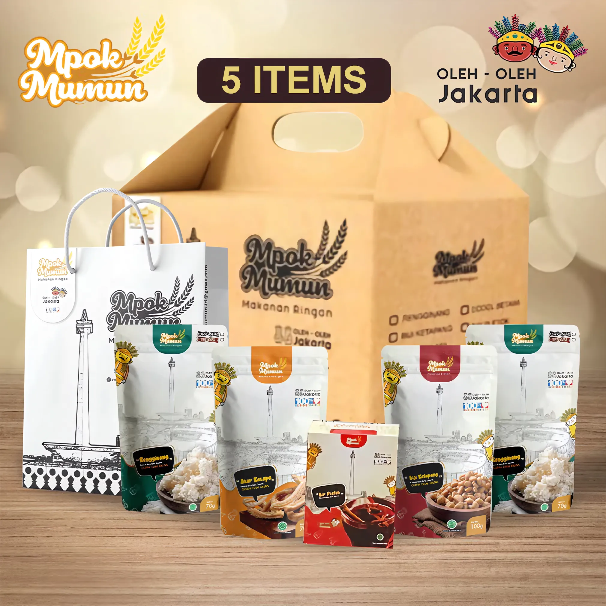 Value Betawi Souvenir Set – 5 Signature Variants by Mpok Mumun