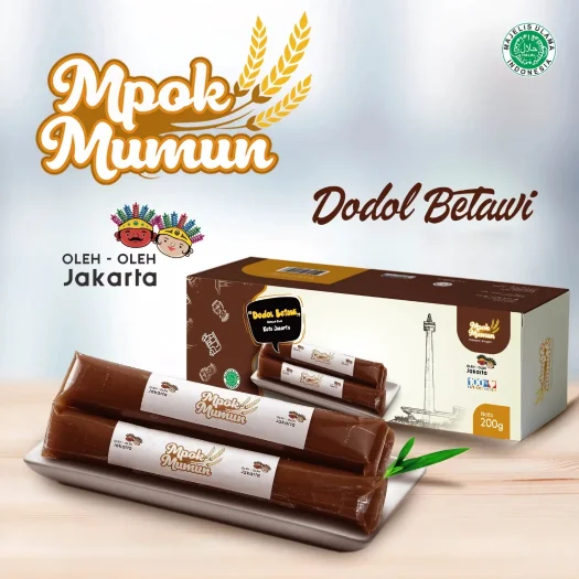 Authentic Betawi Dodol By Mpok Mumun | Long-Lasting Traditional Snack | Affordable Jakarta Souvenir