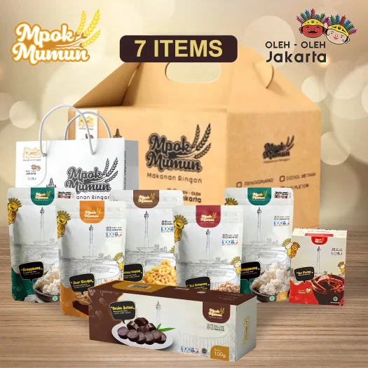 7 Authentic Betawi Flavors: Mpok Mumun Jakarta Snack Pack | Traditional & Economical Treats | Perfect Souvenir For Families