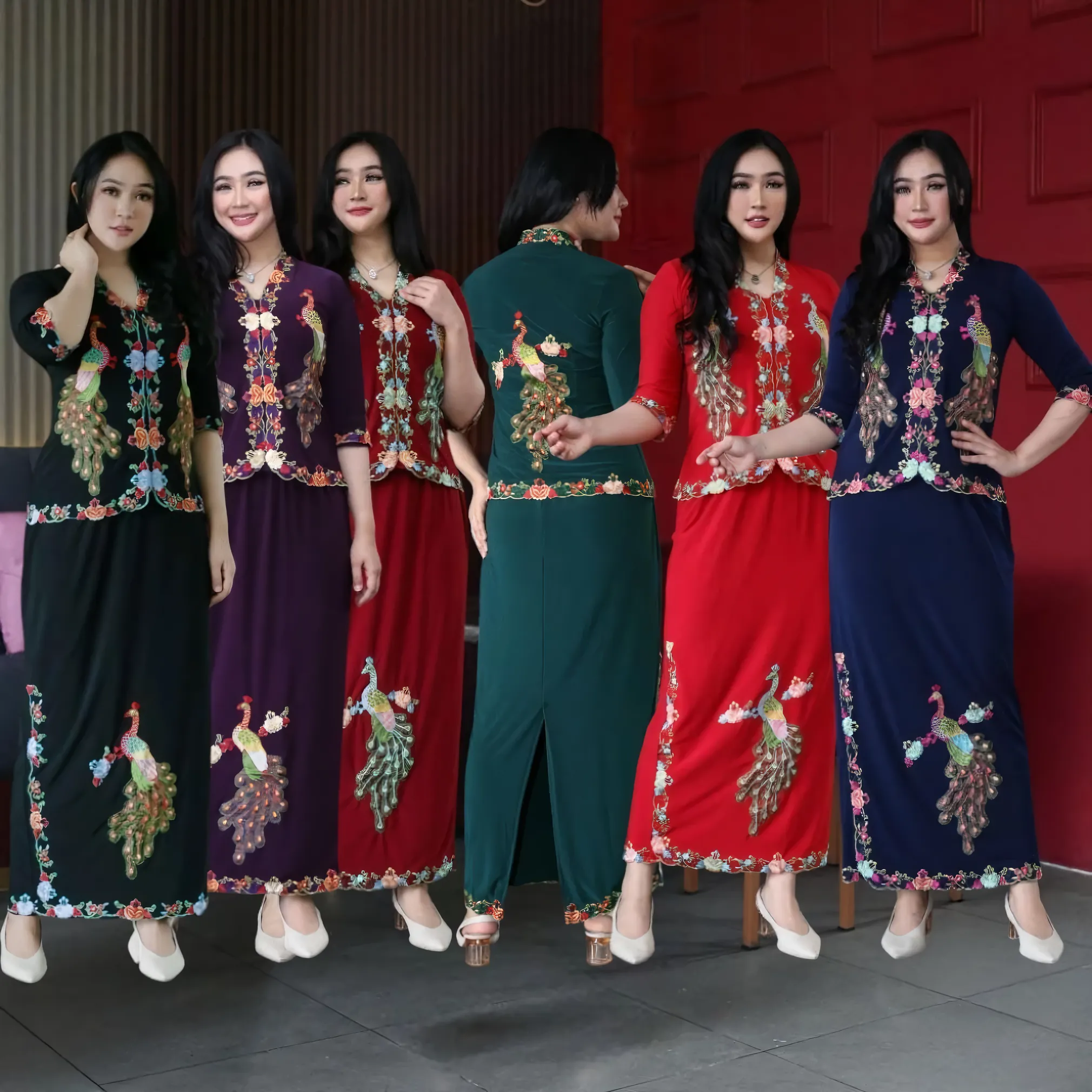 KebayaKNF Modern Simplicity: Viral Graduation & Event Embroidered Kebaya Set