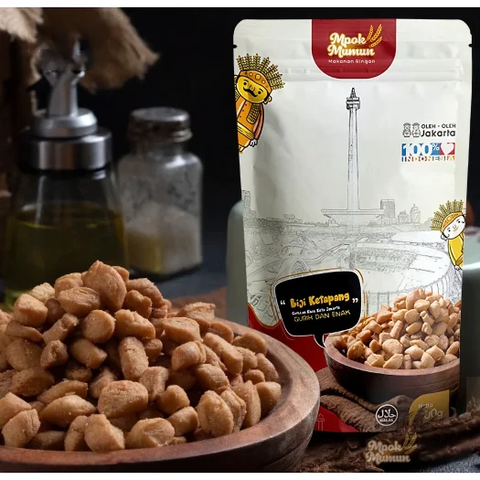 Mpok Mumun Sweet Biji Ketapang – Authentic Jakarta Betawi Snack, 100 g
