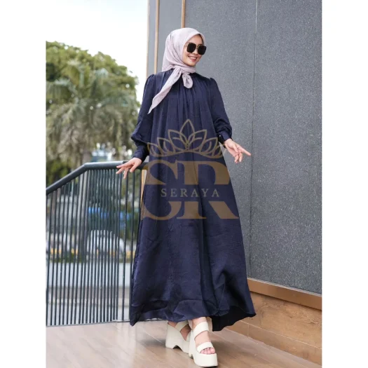 Andine Dress In Nadine Silk: Super Flowy, Elegant Long Sleeve Gamis 2023