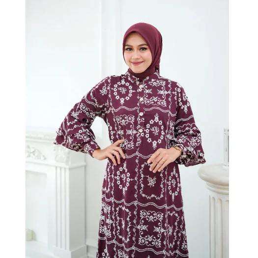 Selena Dress – Elegant Embroidery Dress 2025 – Simple, Comfortable, and Premium Quality