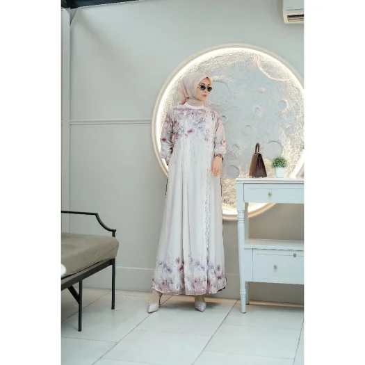 Melvina Dress: Premium Silk Gamis Collection