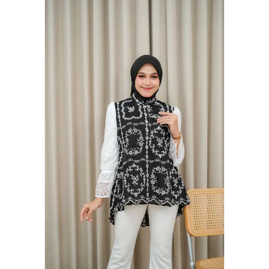 Freya Lace Blouse Tulle Cord for Engagement Ceremony