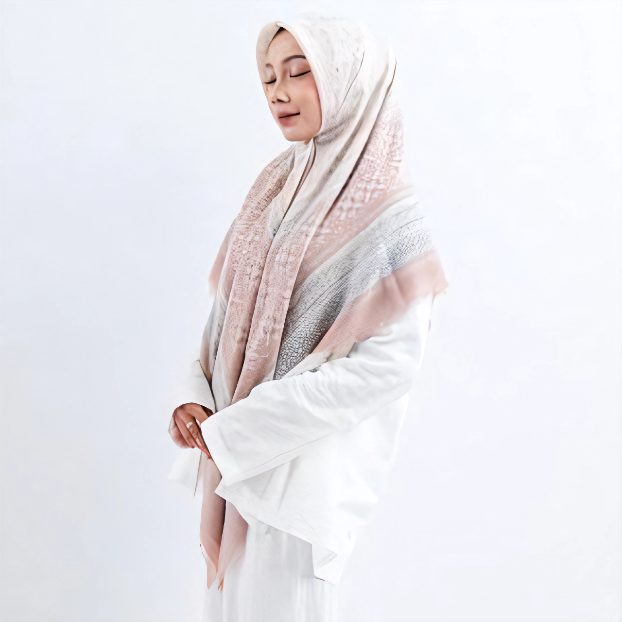 ITSFRIDAY Ornella Red Square Scarf for Women | Nusamade ITSFRIDAY Ornella Red Square Scarf for Women - Image 2