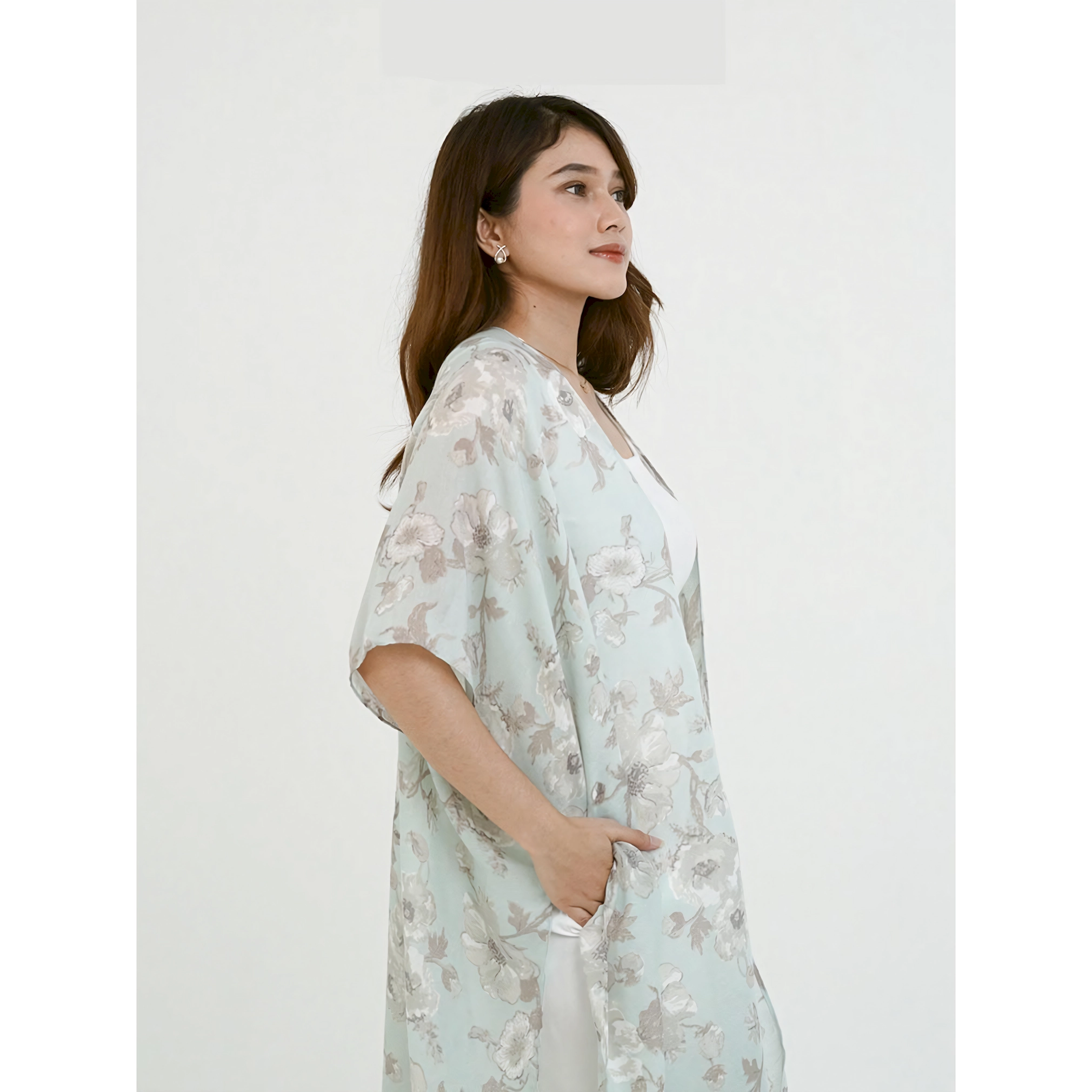 ITSFRIDAY Felice in Mint Women's Outerwear | Nusamade ITSFRIDAY Felice in Mint Women's Outerwear - Image 3