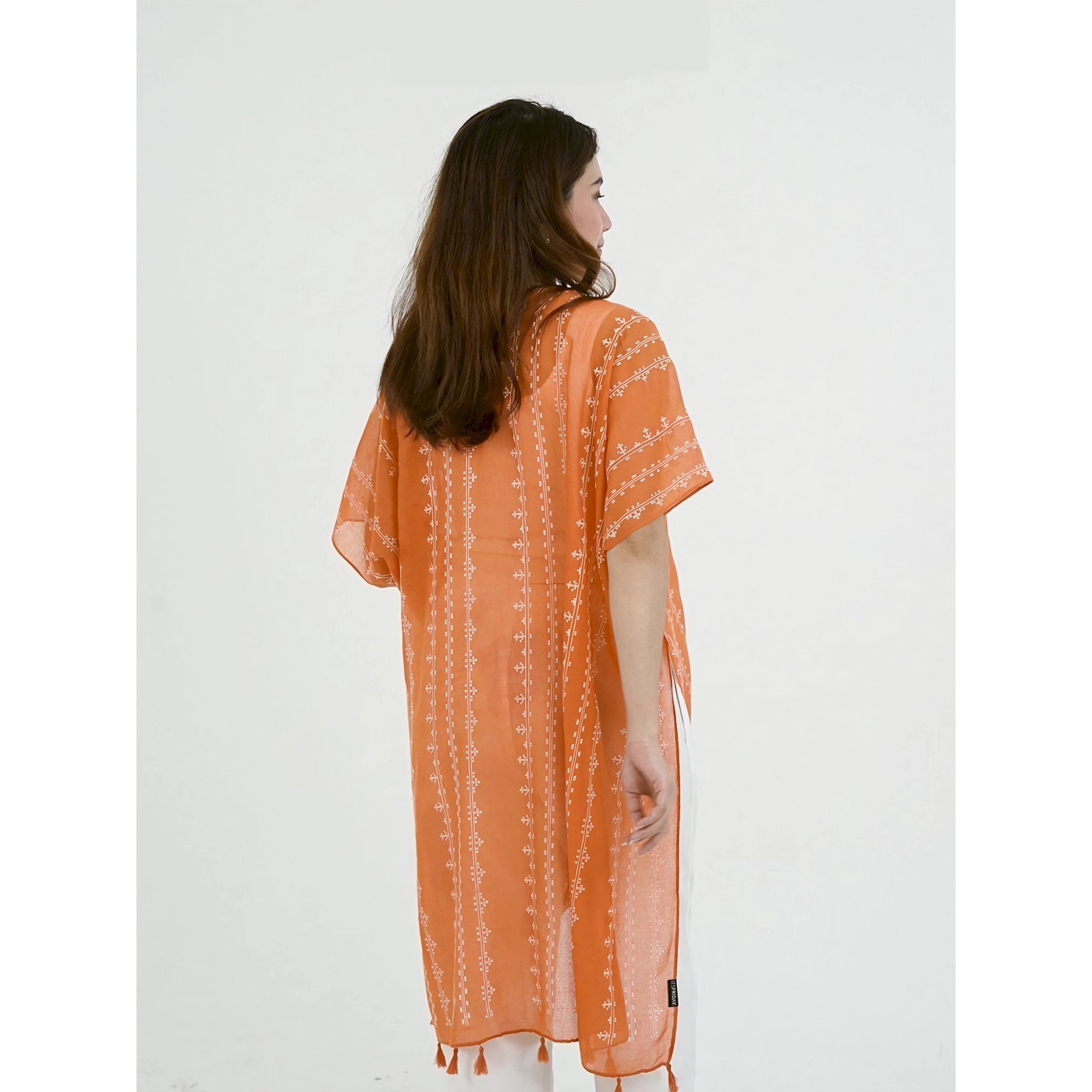 ITSFRIDAY Dahayu in Terracotta Women's Outerwear | Nusamade ITSFRIDAY Dahayu in Terracotta Women's Outerwear - Image 3