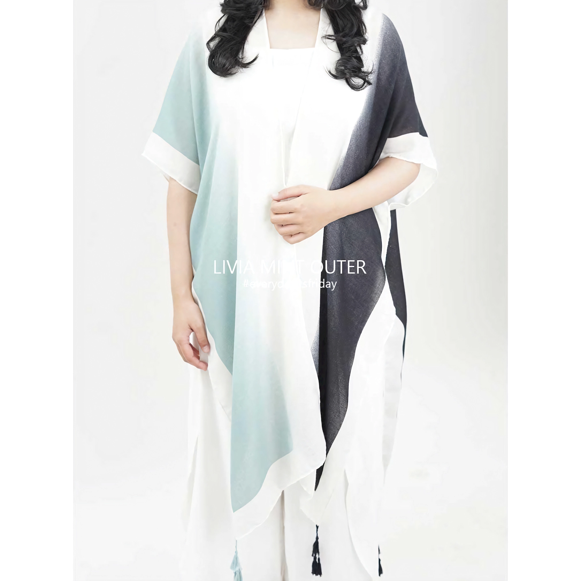 ITSFRIDAY Livia Mint Outerwear for Women | Nusamade ITSFRIDAY Livia Mint Outerwear for Women