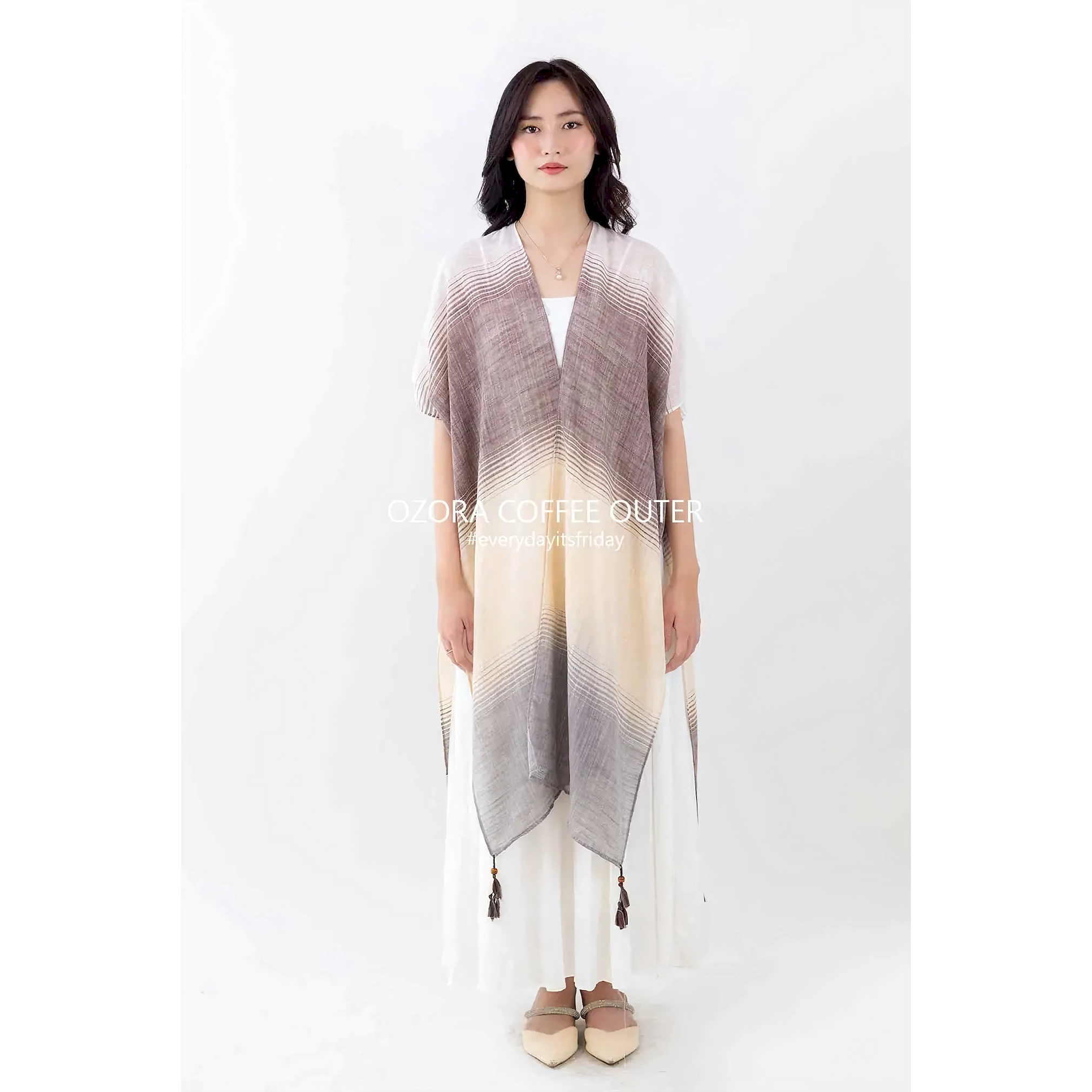 ITSFRIDAY Ozora Coffee Outerwear for Women | Nusamade ITSFRIDAY Ozora Coffee Outerwear for Women - Image 7