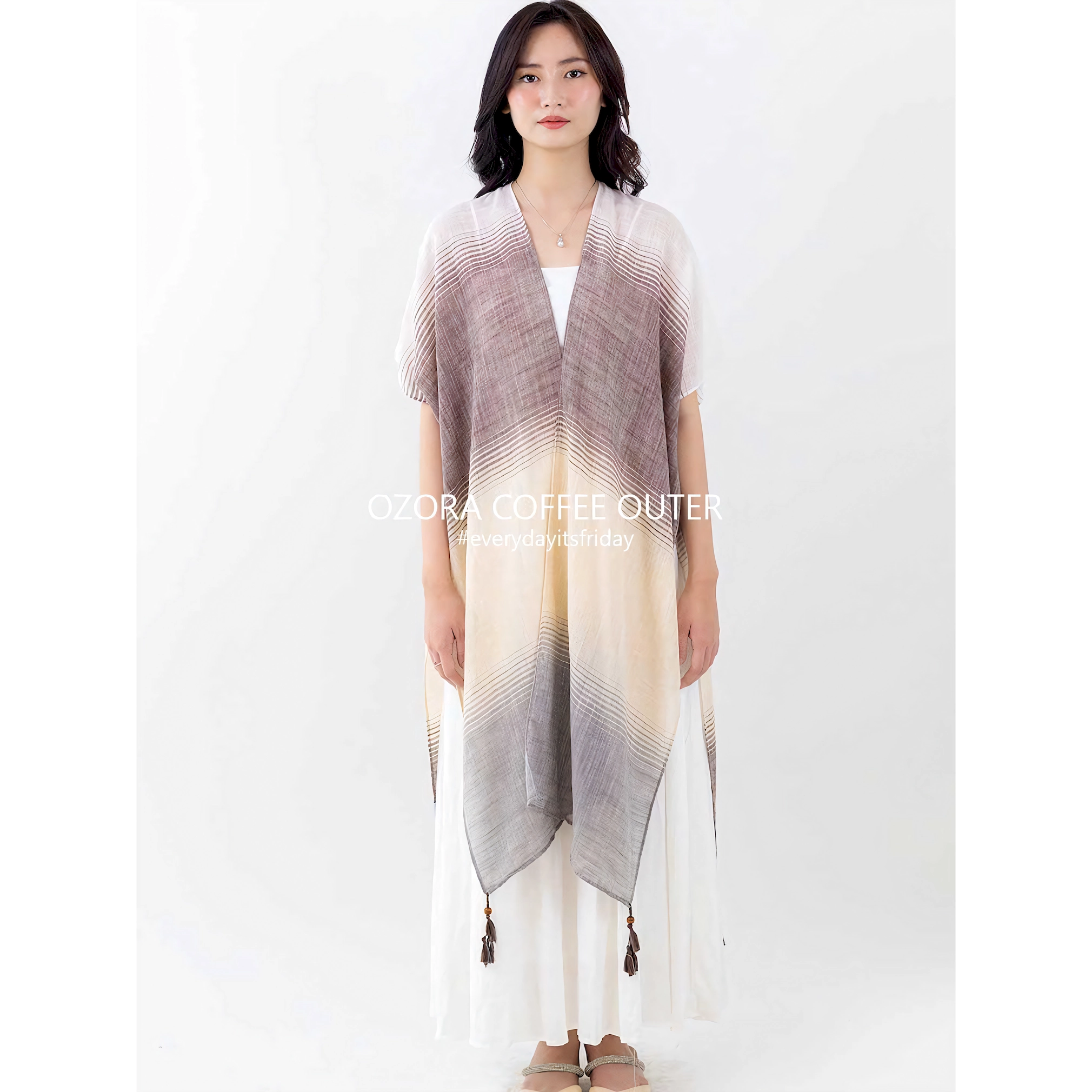 ITSFRIDAY Ozora Coffee Outerwear for Women | Nusamade ITSFRIDAY Ozora Coffee Outerwear for Women