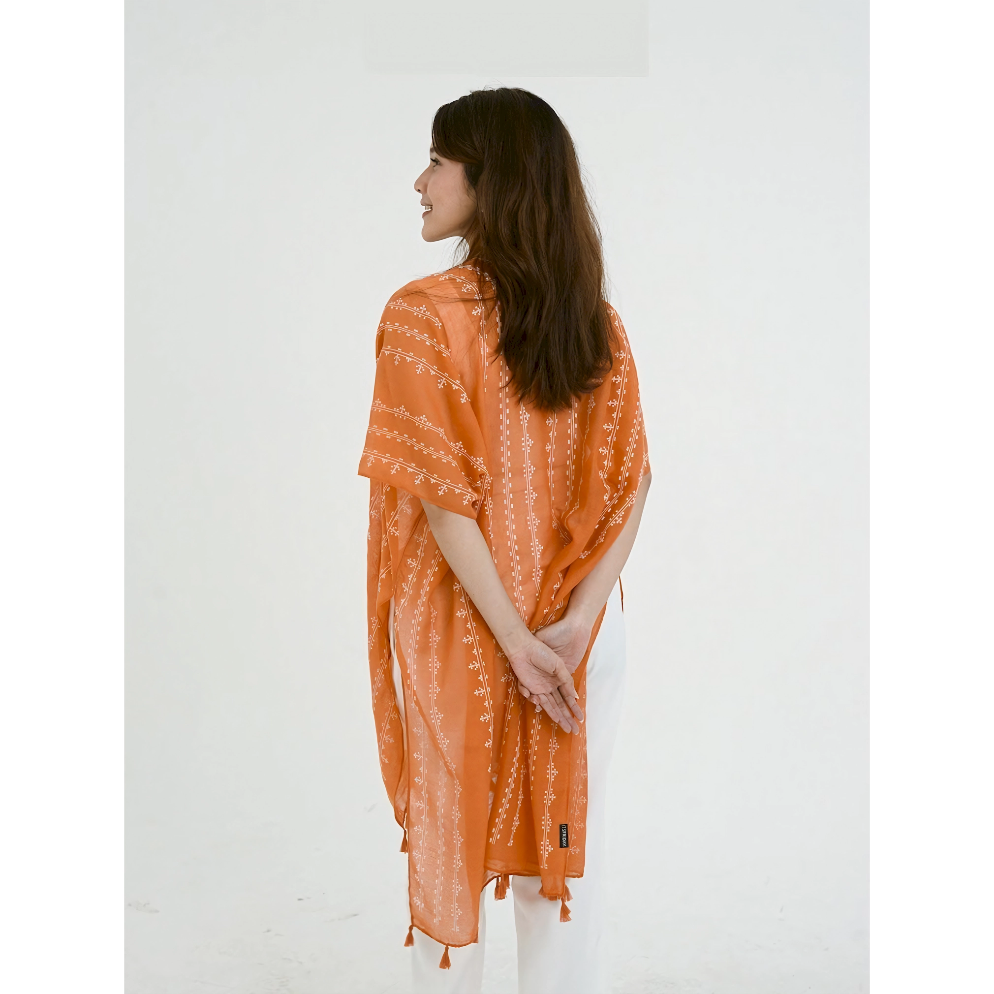 ITSFRIDAY Dahayu in Terracotta Women's Outerwear | Nusamade ITSFRIDAY Dahayu in Terracotta Women's Outerwear - Image 2