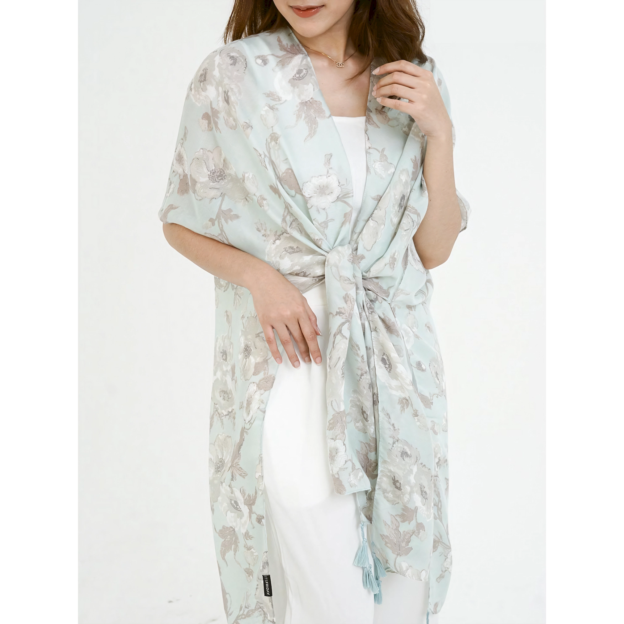 ITSFRIDAY Felice in Mint Women's Outerwear | Nusamade ITSFRIDAY Felice in Mint Women's Outerwear - Image 2