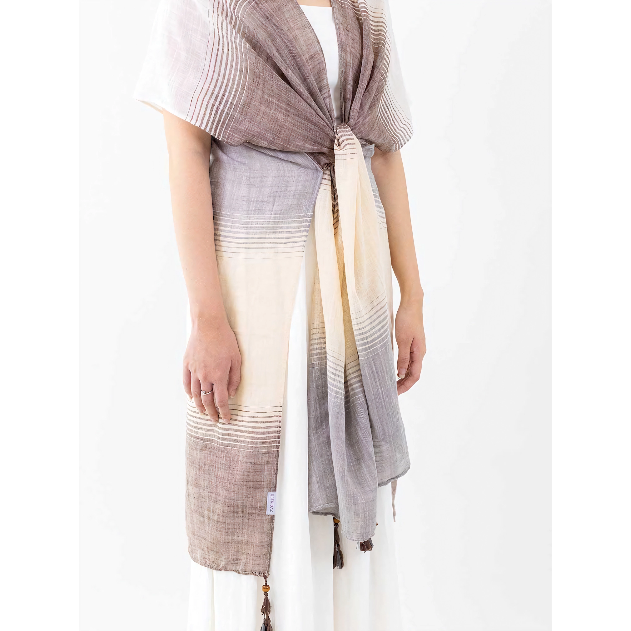 ITSFRIDAY Ozora Coffee Outerwear for Women | Nusamade ITSFRIDAY Ozora Coffee Outerwear for Women - Image 3