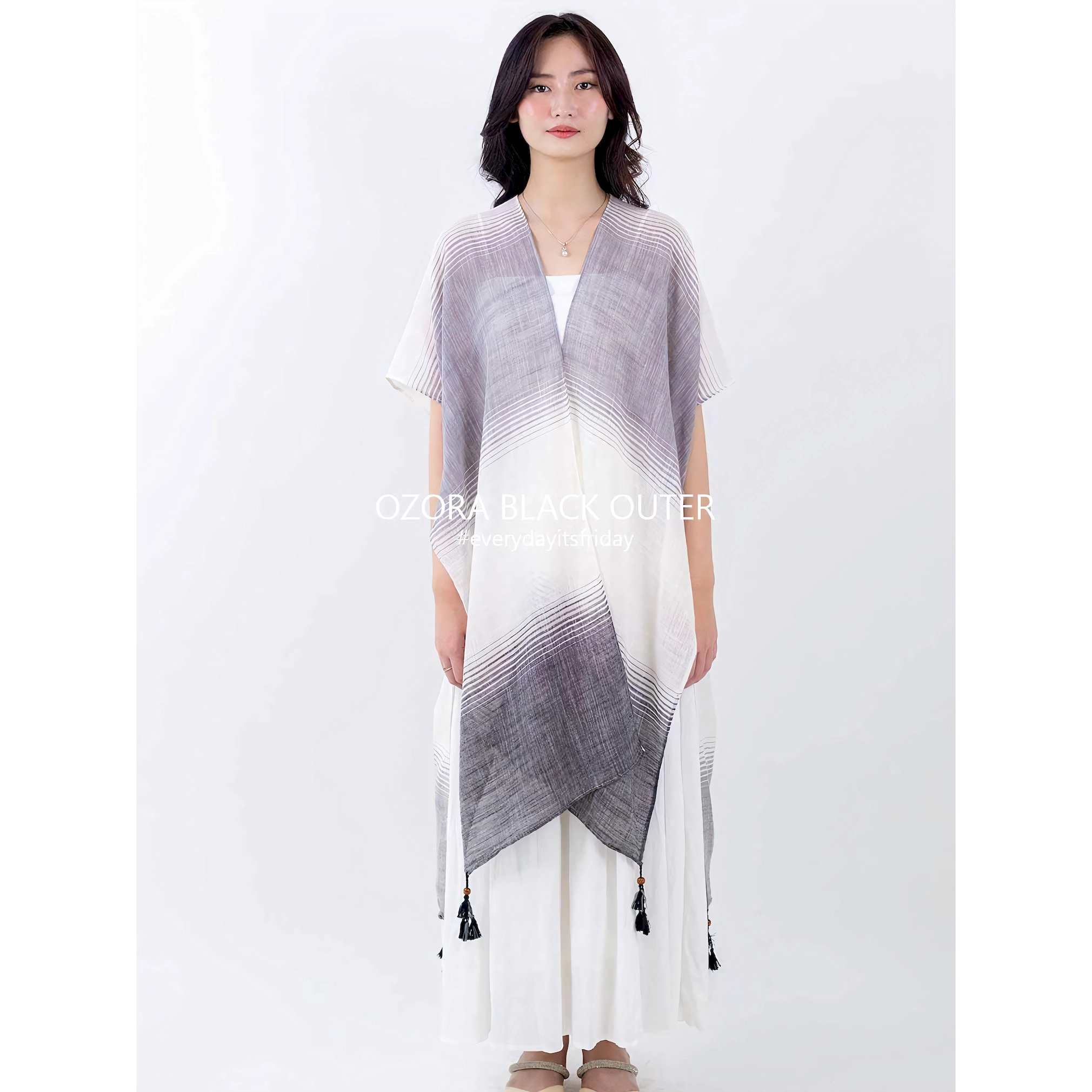 ITSFRIDAY Ozora Black Outerwear for Women | Nusamade ITSFRIDAY Ozora Black Outerwear for Women