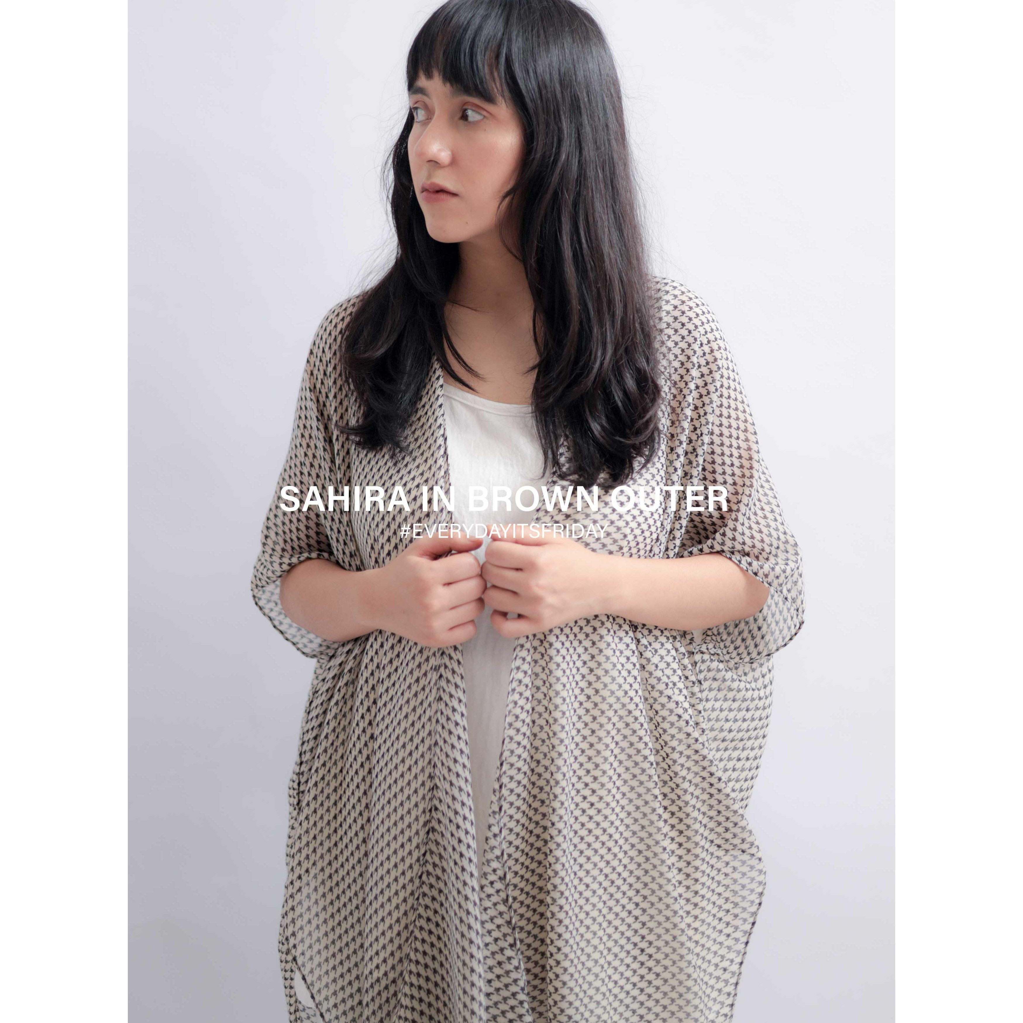 ITSFRIDAY Sahira in Brown Women's Outerwear | Nusamade ITSFRIDAY Sahira in Brown Women's Outerwear - Image 3