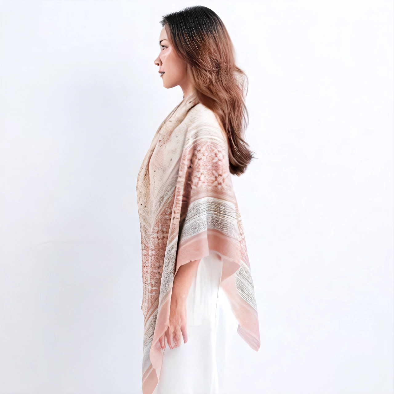 ITSFRIDAY Ornella Red Square Scarf for Women | Nusamade ITSFRIDAY Ornella Red Square Scarf for Women - Image 5