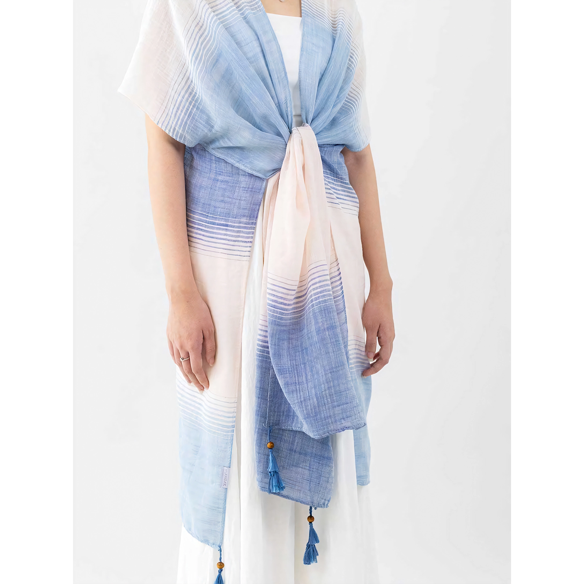 ITSFRIDAY Ozora Blue Outerwear for Women | Nusamade ITSFRIDAY Ozora Blue Outerwear for Women - Image 4